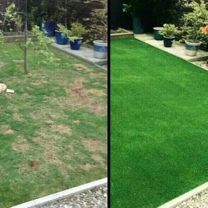 Rollmatte mit Grassamen – Rasen-Reparaturmatte für einfaches Anwachsen von Ausbesserungsstellen und gepflegte Gartenflächen