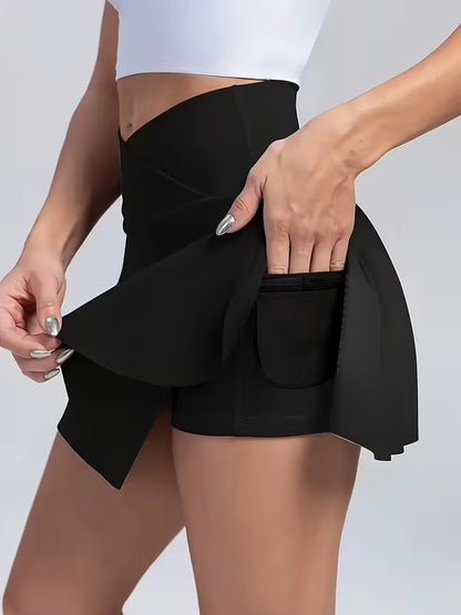 Luftiger Sommerrock mit atmungsaktiver Shorts