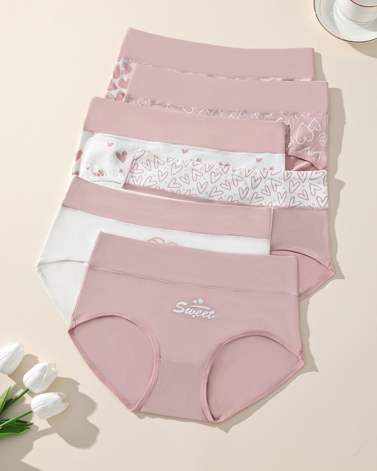 Cottina™ – Weicher, elastischer Damen-Slip aus Baumwolle mit Druck
