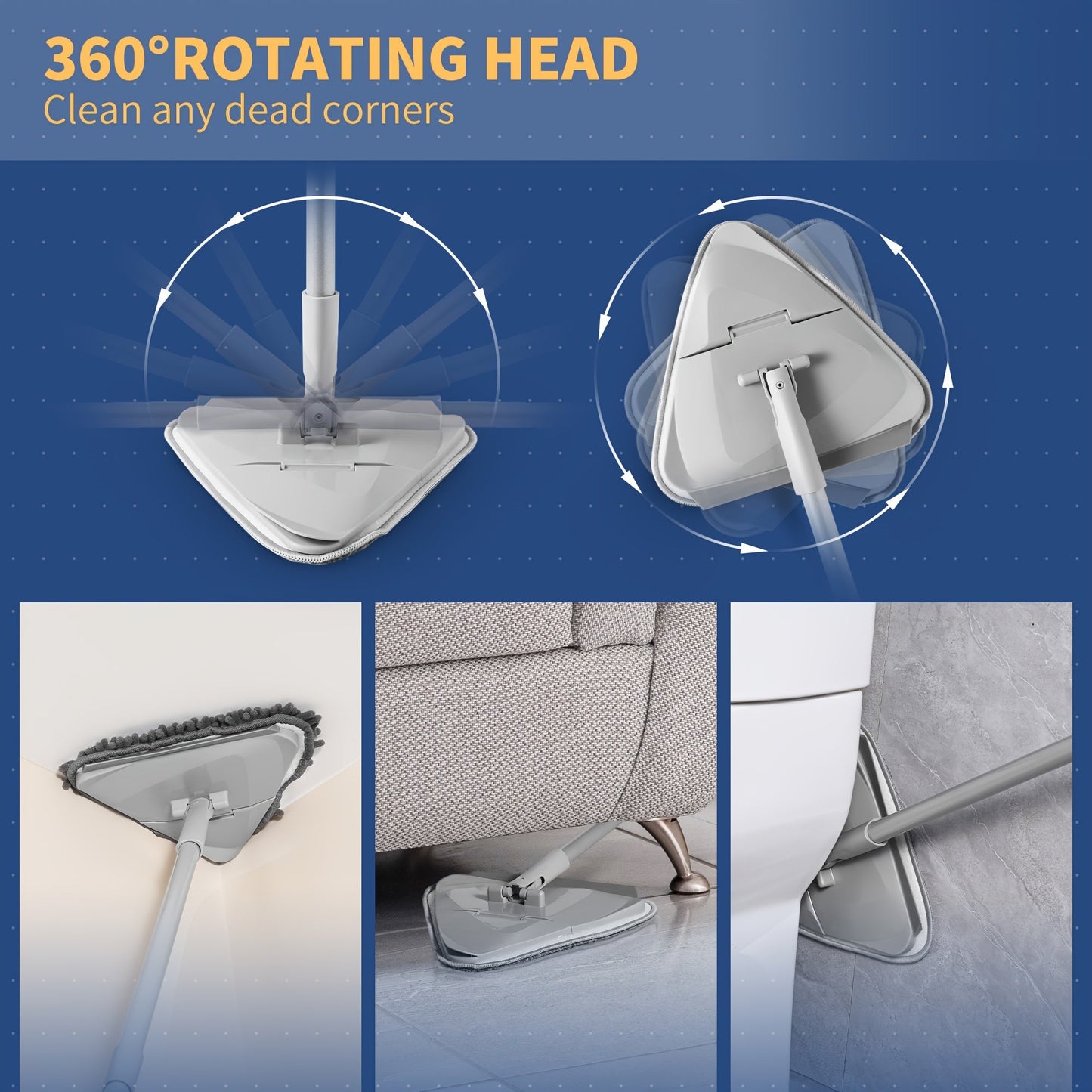MaxReach All-in-One Teleskop-Reinigungsmopp