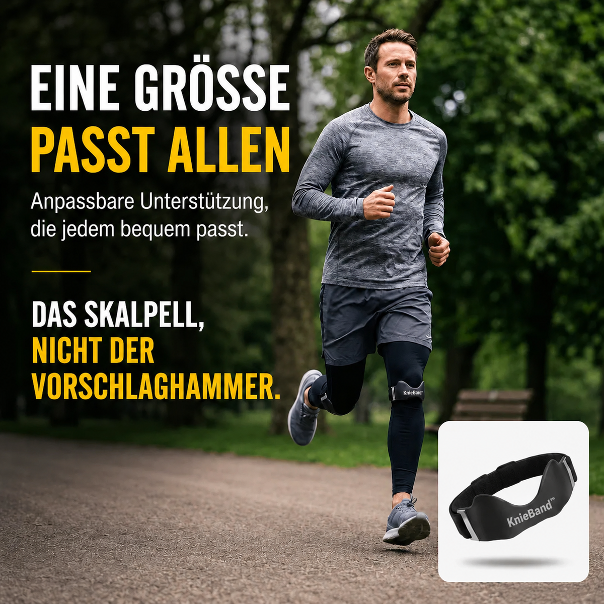 KnieBand™ Patellasehnenband für Sport & Alltag