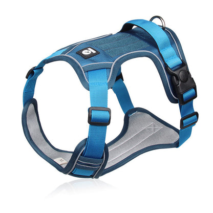 SafeGlow Harness™ | No-Pull Hundegeschirr mit LED-Halsband