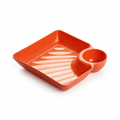 SnackKeeper™ | Snackteller mit integriertem Soßenfach