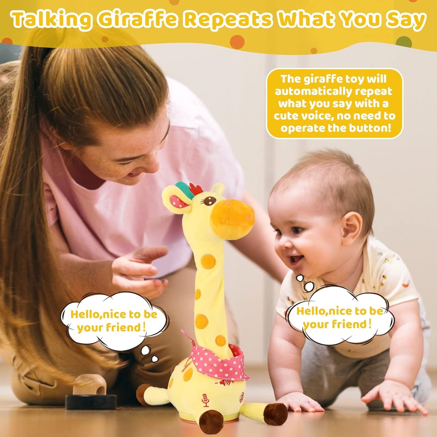 50% Rabatt | GroovyGiraffe™ | Singendes & Tanzendes Plüsch-Giraffchen