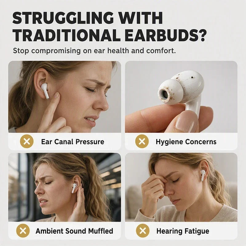 SonicClip™ | Open-Ear Bluetooth 6.0 Clip-Kopfhörer