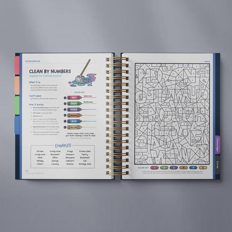 Anti-Planer Arbeitsbuch gegen Prokrastination | 165+ Strategien für Fokus & Umsetzung | Undatiert, vollfarbig | 328 Seiten (25×22,9 cm)
