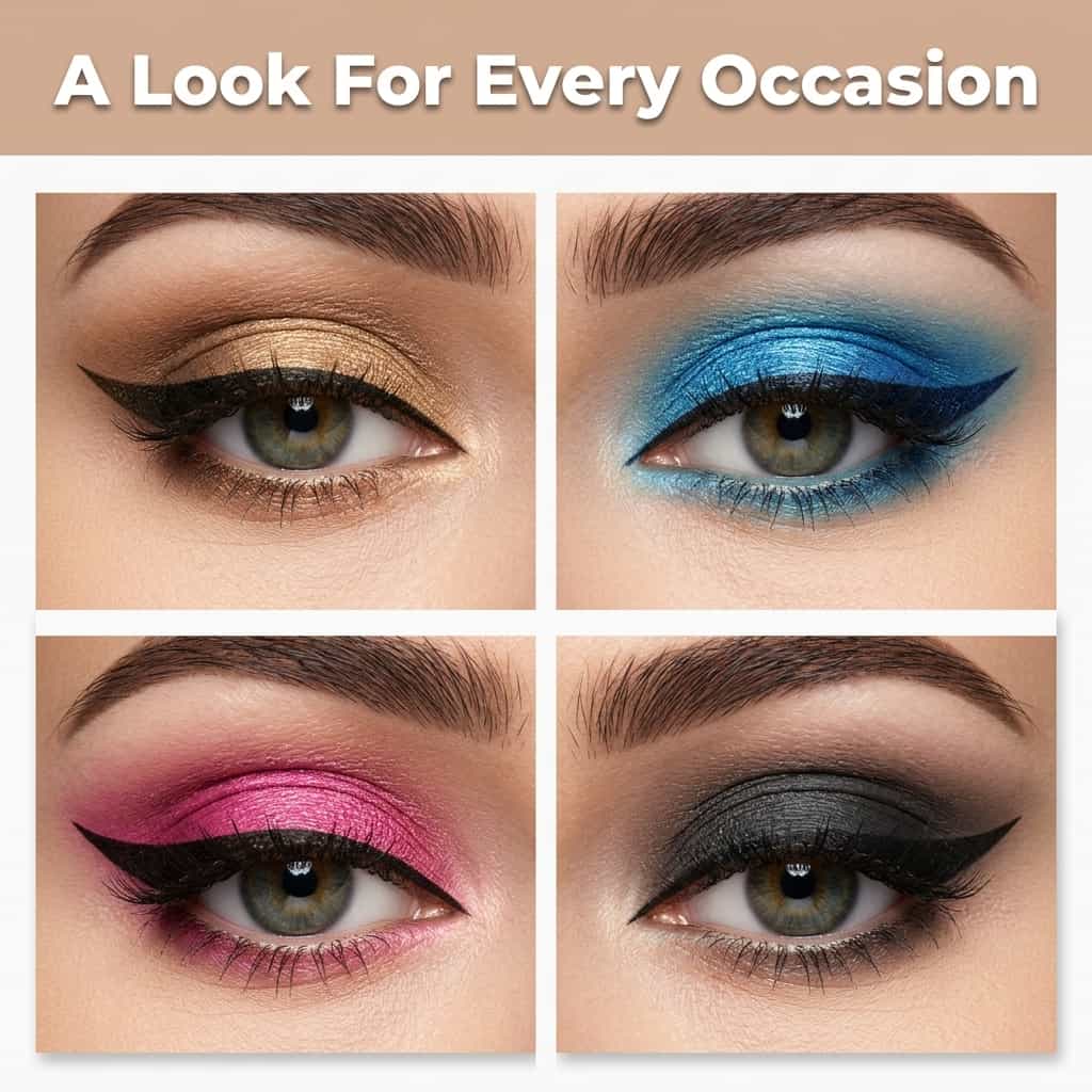 Wiederverwendbare Eyeliner-Aufkleber – Sofortiger Glamour-Look in Sekunden