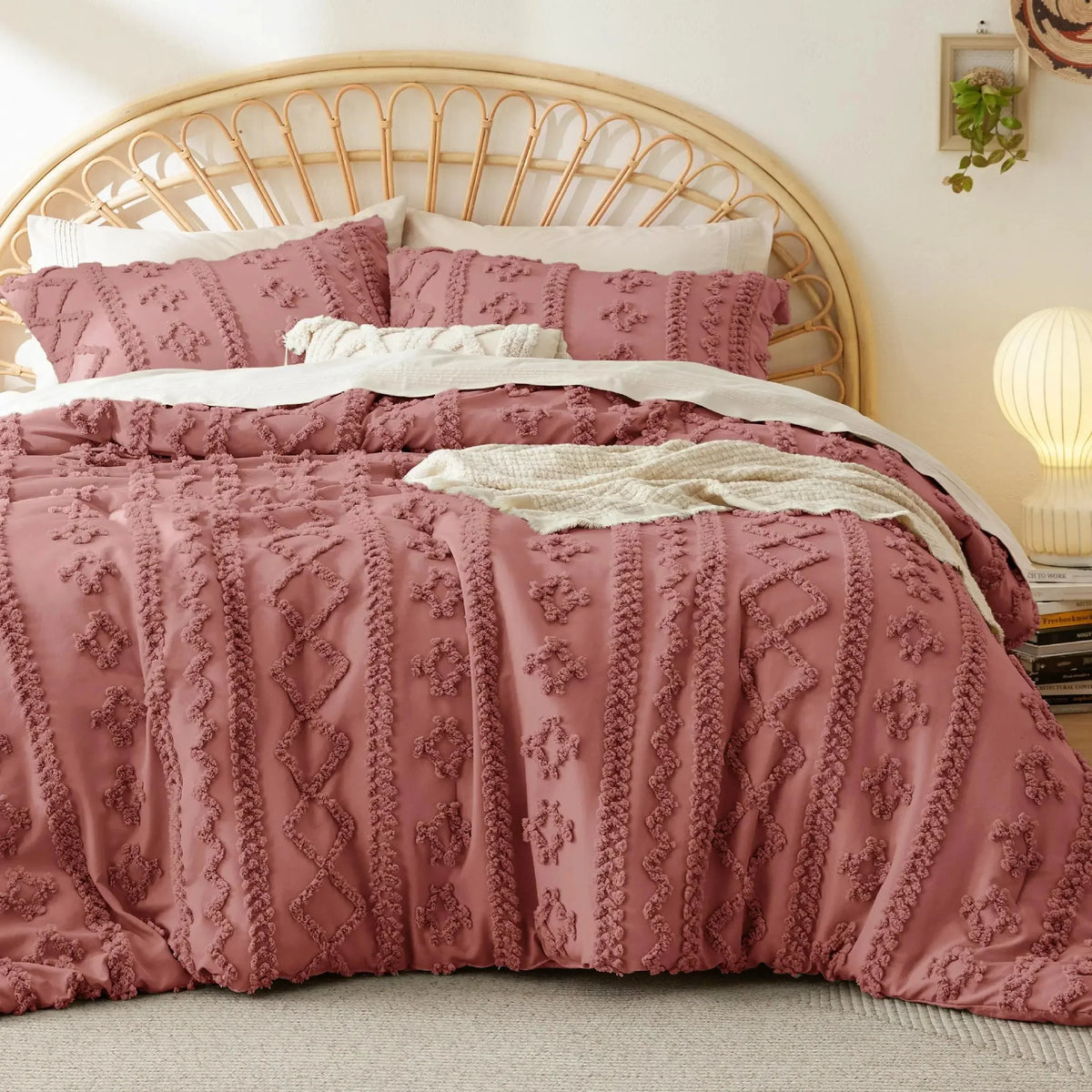CozyNest™ | Weiches Boho-Bettdecken-Set mit Kissenbezügen | Letzter Tag Rabatt!