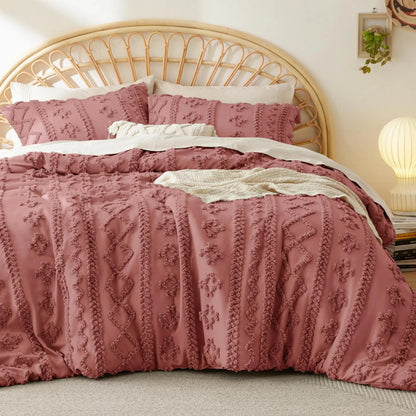 CozyNest™ | Weiches Boho-Bettdecken-Set mit Kissenbezügen | Letzter Tag Rabatt!