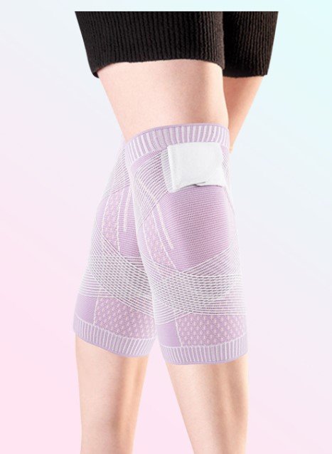 Sportliche Kniebandage – Kompressionsstütze als Sleeve