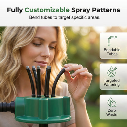 FlexRain™ | Flexibler Garten-Sprinkler mit individuell einstellbaren Sprüharmen