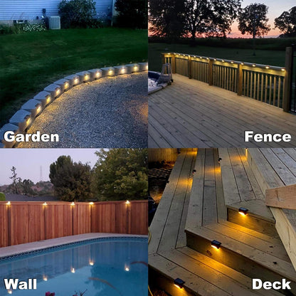 Solar-Terrassenleuchten mit Bewegungsmelder | 2+2 Gratis