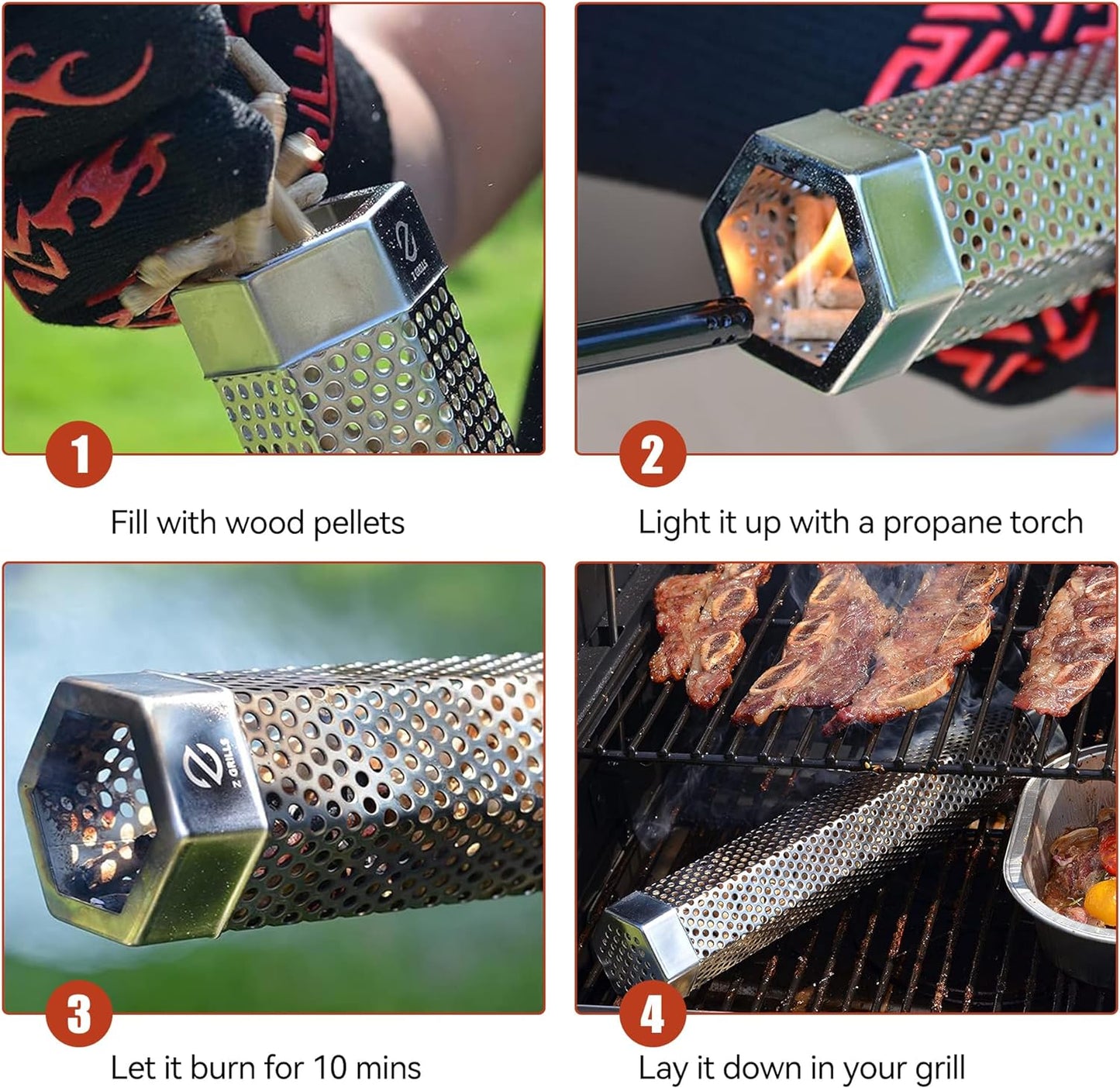 SmokeMaster™ - Edelstahl Pellet Grill Box [Letzter Tag Rabatt]