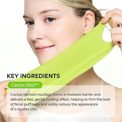 CactoLift™ – Kühlende Kollagen-V-Lifting-Maske für Kinn & Kiefer