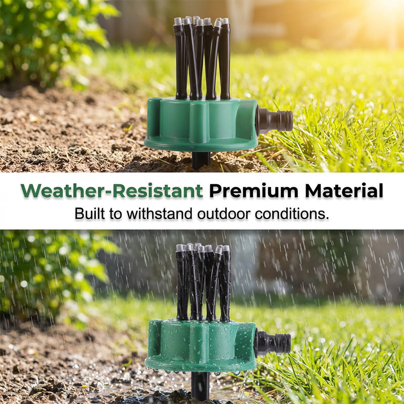 FlexRain™ | Flexibler Garten-Sprinkler mit individuell einstellbaren Sprüharmen