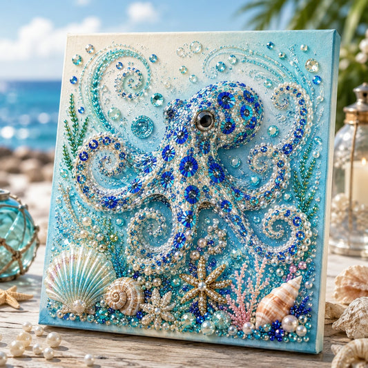 Nur heute 50 % Rabatt – 🌊 Ocean Pearl Art DIY-Set für entspannte Kreativmomente & traumhafte Küstenkunst