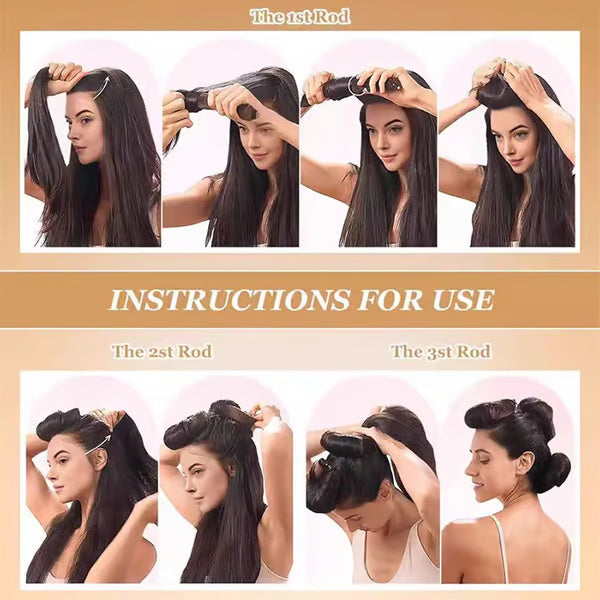 Satin Smooth hitzefreie Lockenwickler – Styling-Set ohne Hitze für Haare