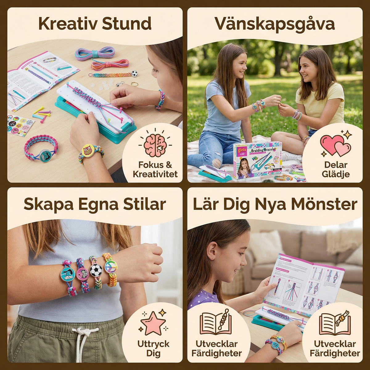 BraidiGlow - Erstellen Sie stilvolle Armbänder schnell und einzigartig
