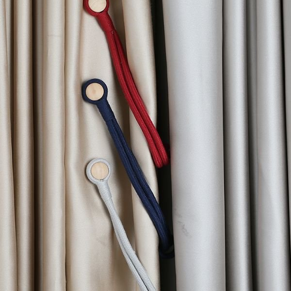 Magnetische Vorhang-Raffhalter aus Seil