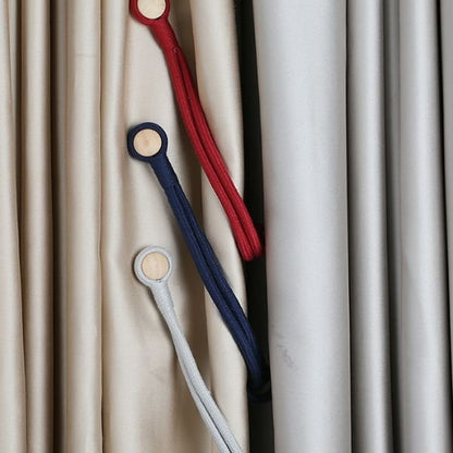 Magnetische Vorhang-Raffhalter aus Seil
