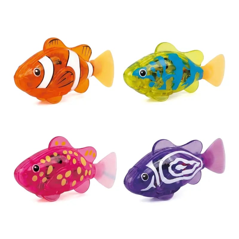 🔥🔥LETZTER TAG SALE – 50 % RABATT🔥🔥 🛁✨Elektronisches Bade-Spielzeugfischchen | LED-Leuchte | Automatisch schwimmendes Badewannenspielzeug 🐠💦