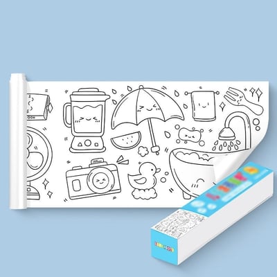 KreativKids - Förderung von Kreativität und Lernen durch Wandaufkleber-Malset | 1 + 1 GRATIS