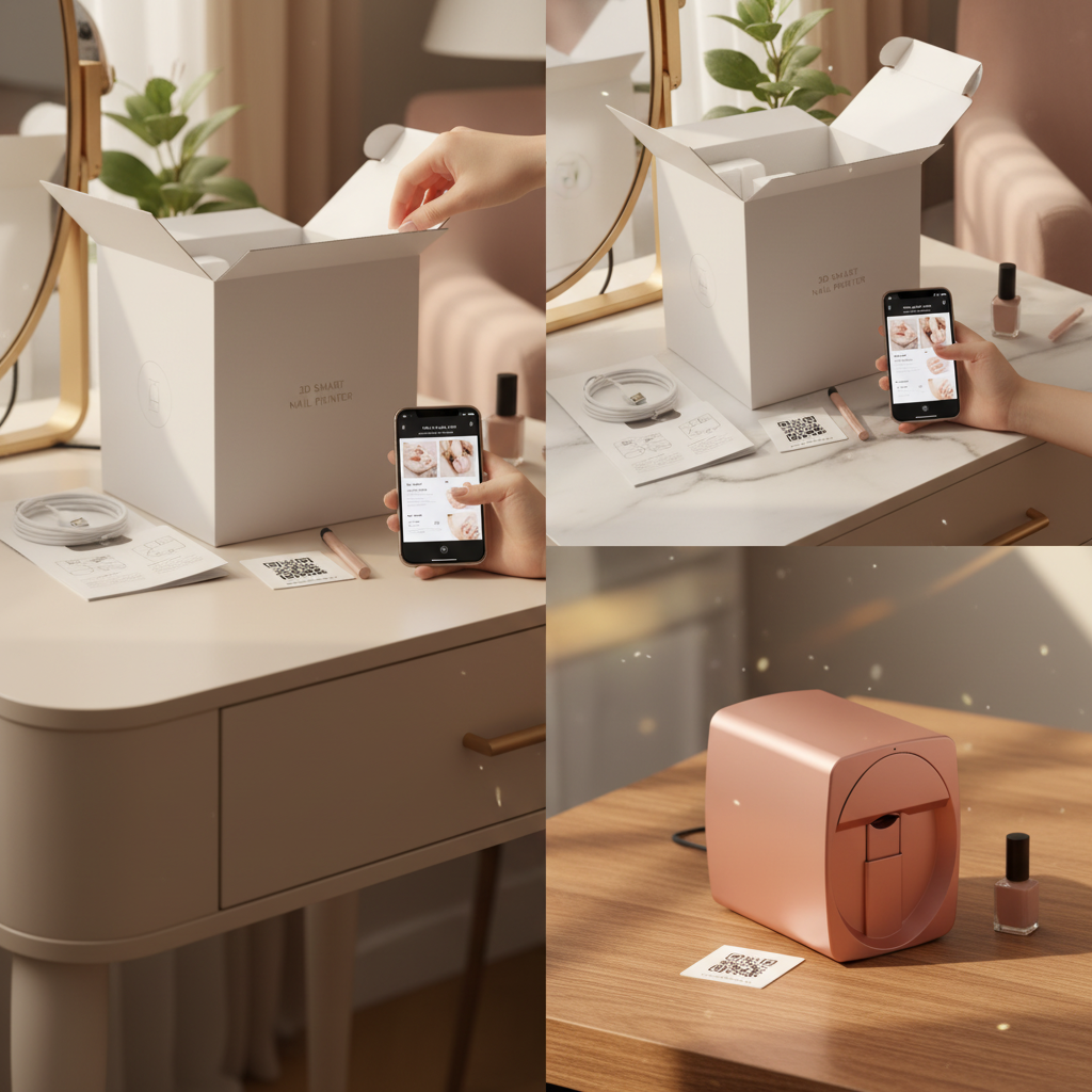 LuxePrint Pro — Tragbarer Nail-Art-Drucker