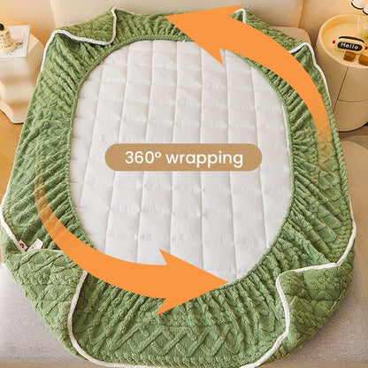 CozyWrap™ | Dicke warme Spannbettauflage