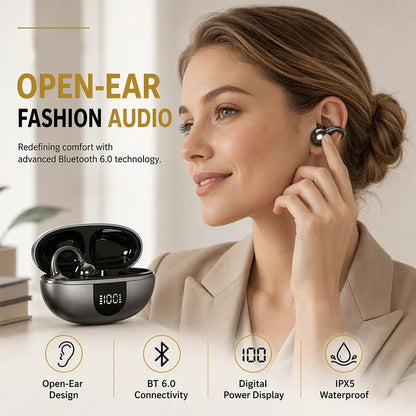 SonicClip™ | Open-Ear Bluetooth 6.0 Clip-Kopfhörer