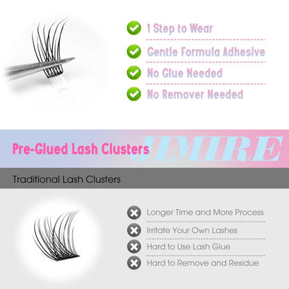 LashPress Wimpernextensions ohne Kleber – Natürliches Volumen