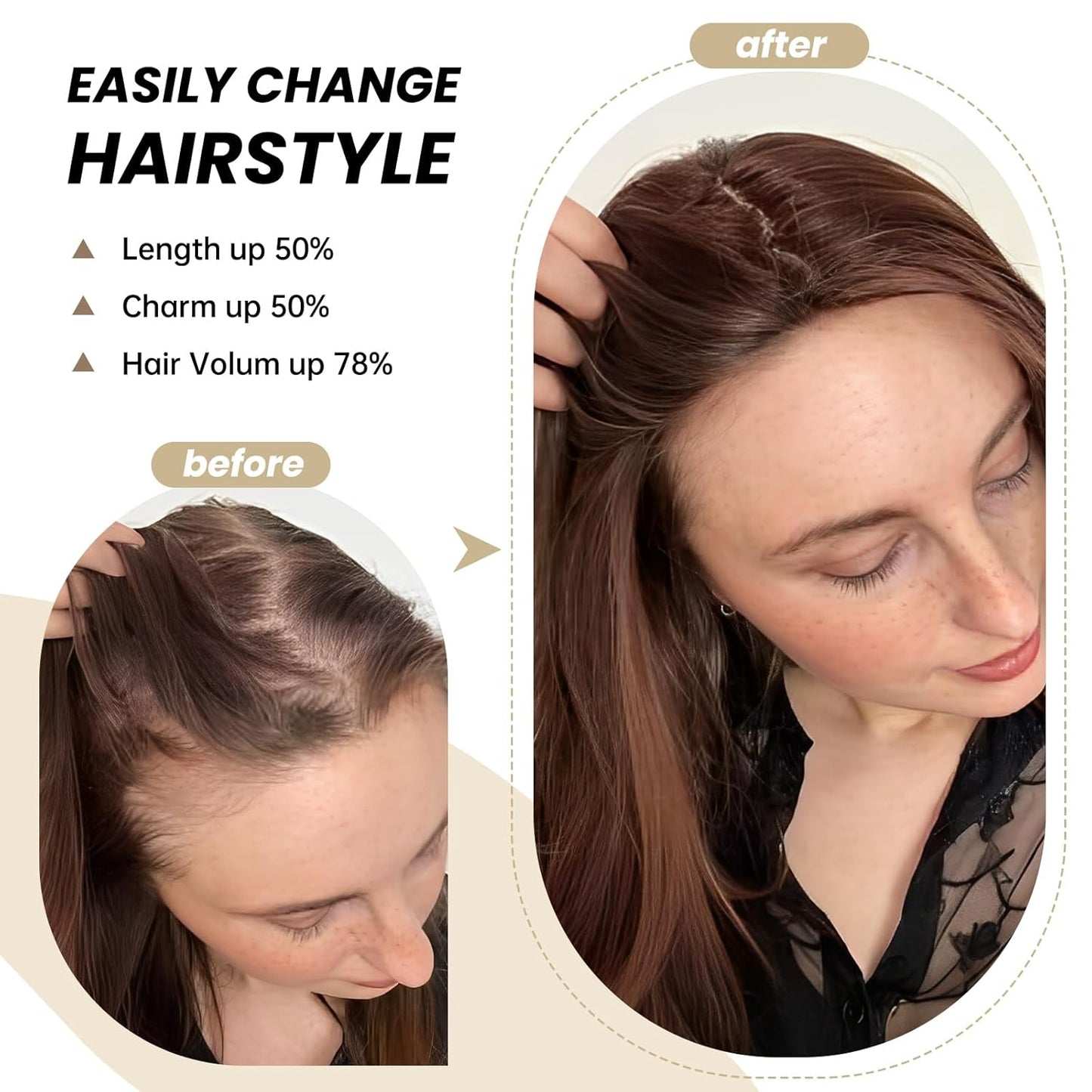 AuraClip – Nahtlose Clip-in-Haarverlängerung