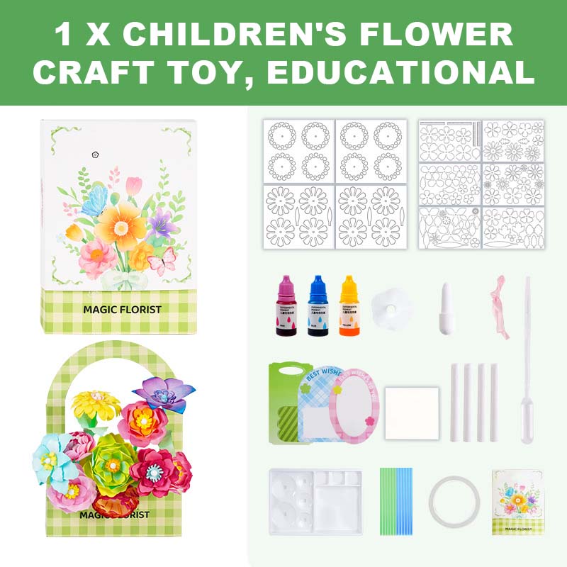 BloomCraft – Kinder DIY Blumen Kreativ-Set