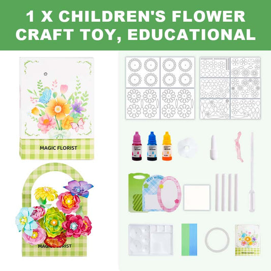 BloomCraft – Kinder DIY Blumen Kreativ-Set