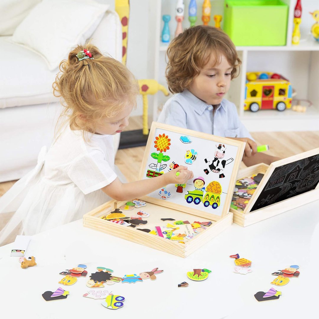 EduDraw - Doppelseitige magnetische Zeichentafel | 50% RABATT