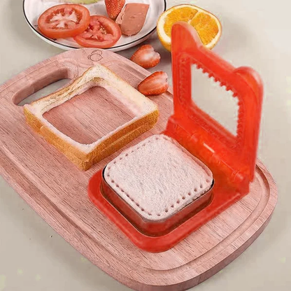 Sandwich Ausstecher & Versiegler | Macht gefüllte Taschen-Sandwiches in Sekunden | BPA-freier Kunststoff | Für Lunchbox & Snacks