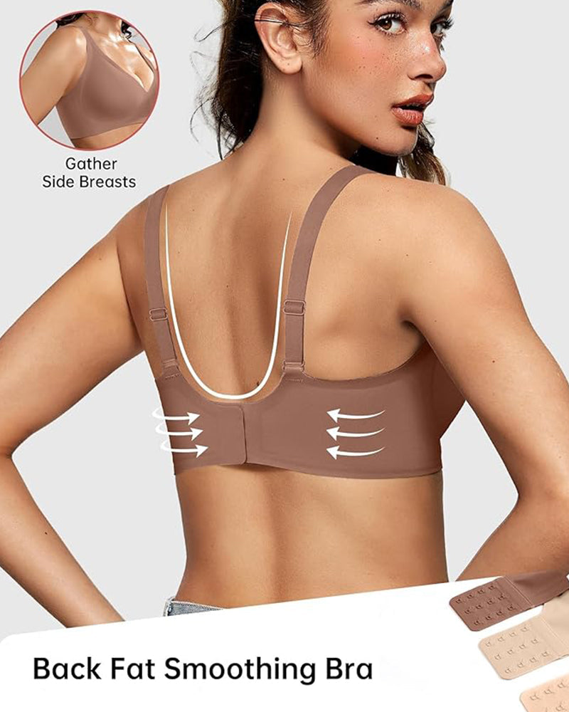 Nahtloser Deep-V Push-up-BH ohne Bügel