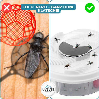 FlyFree – Leise & Chemiefrei gegen Fliegen