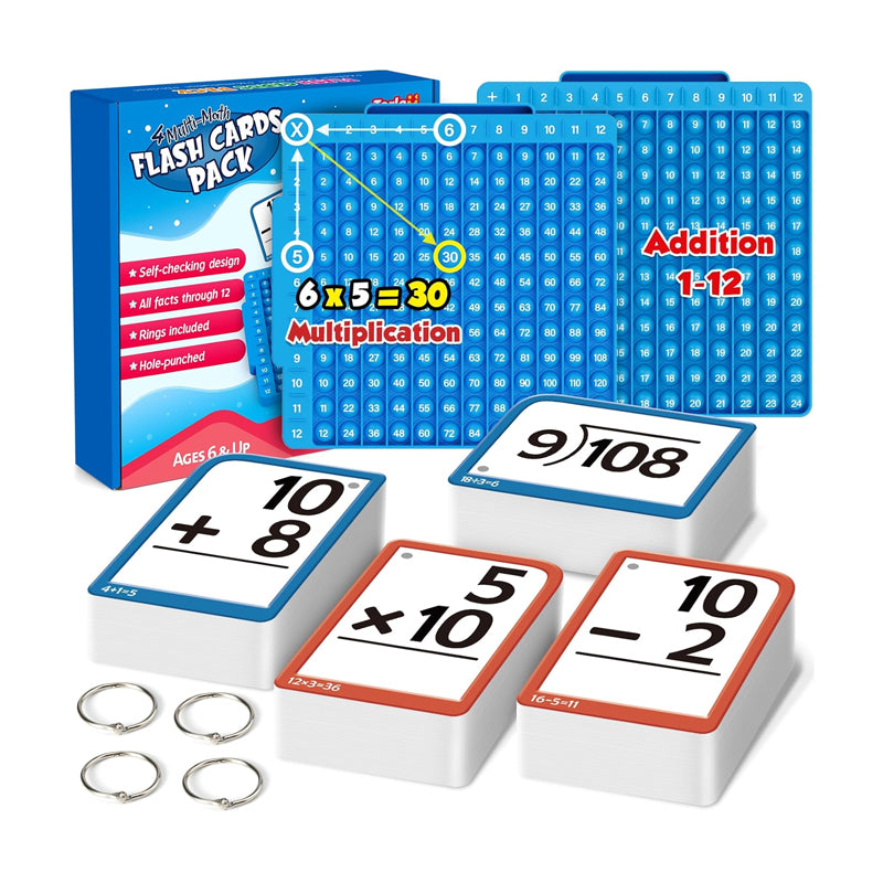 MathGenius Pro - Mathe-Flash-Karten und Pop Fidget Chart | 50% RABATT