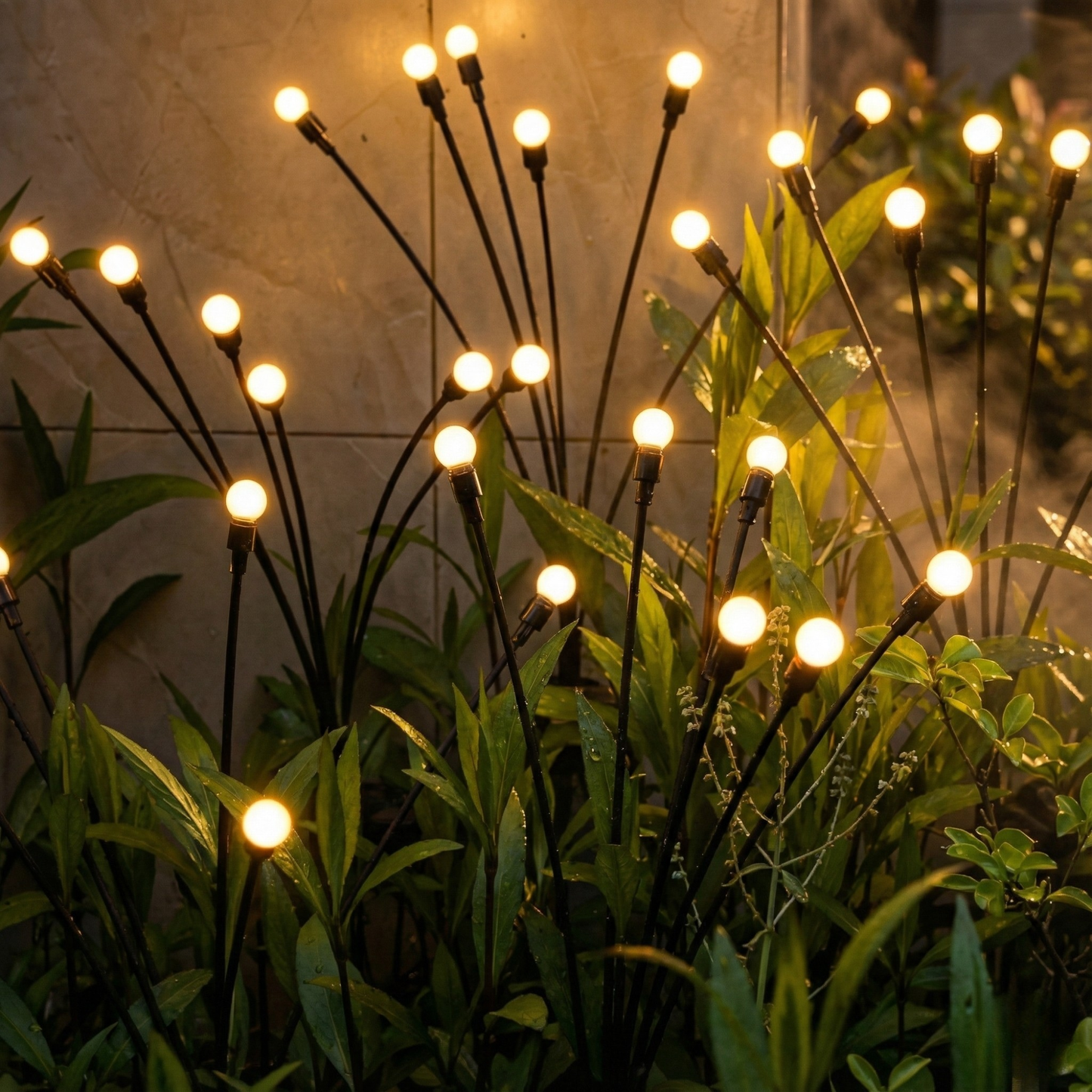 LumiFire™ – Solarbetriebene Glühwürmchen-Gartenlichter für stimmungsvolle Abende [50% Rabatt]