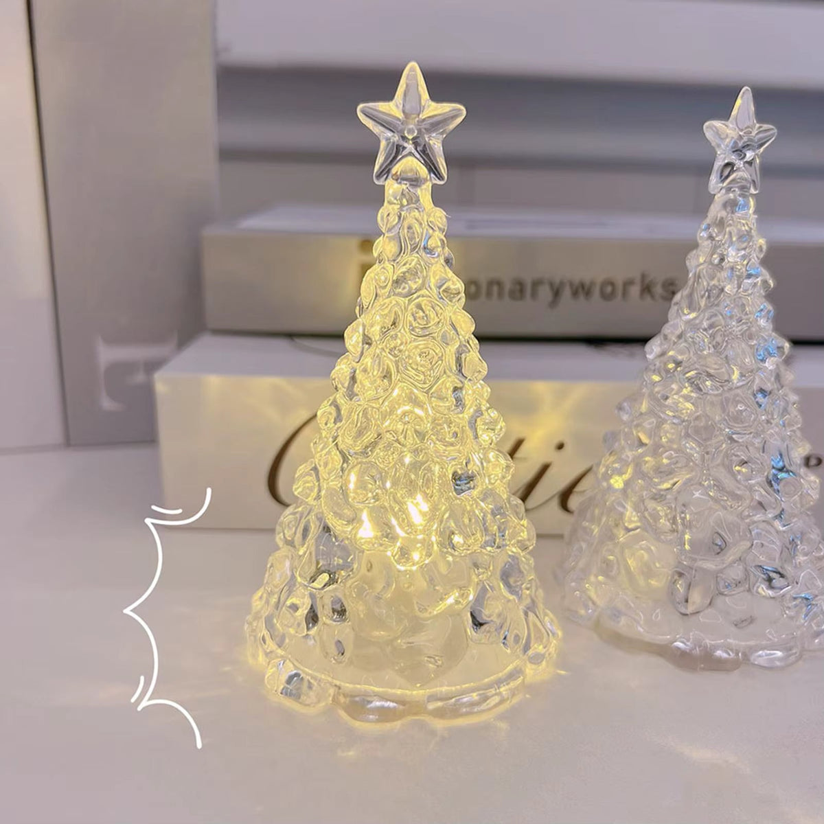Nachtlicht | Mini LED Weihnachtsbaum | 10,5 cm
