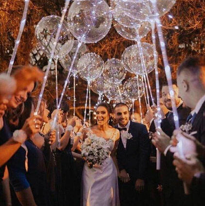 Partyballon – Ballondekoration mit LED-Licht