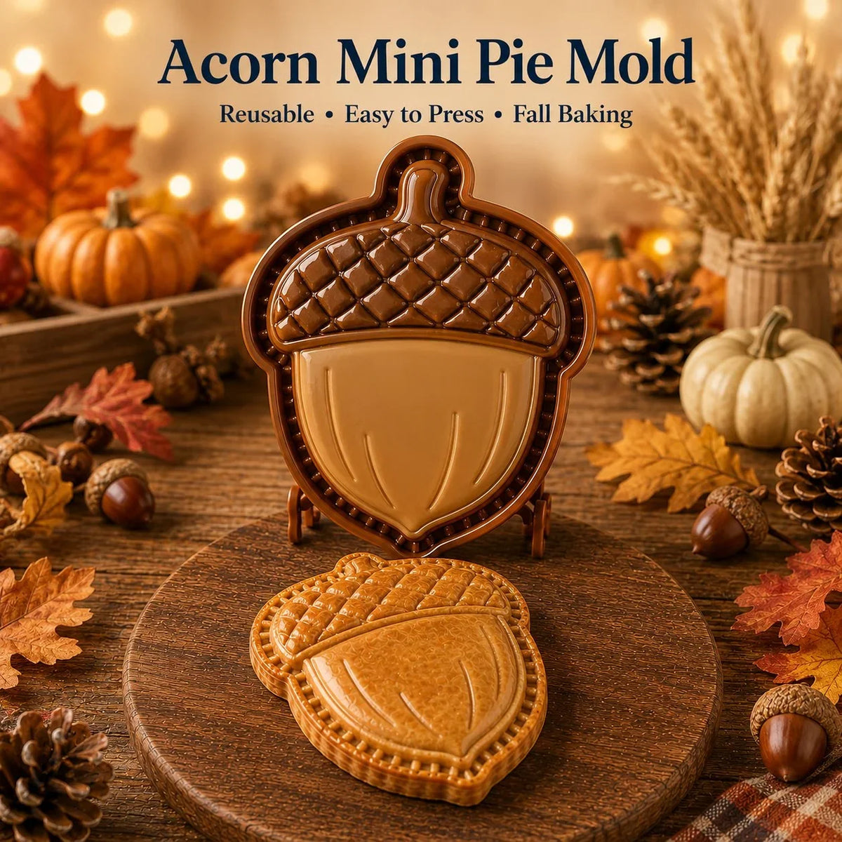 1+1 GRATIS | CozyCrust™ | Mini-Handpie-Form mit 8 Herbstmotiven