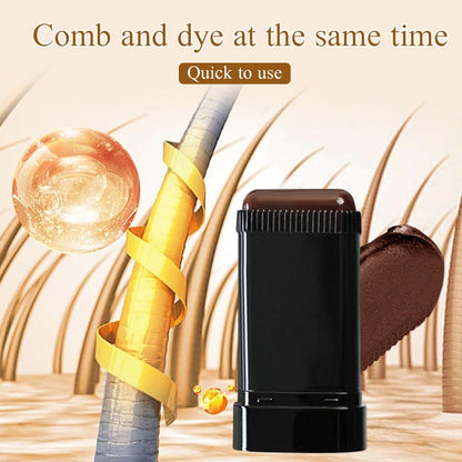 CoraTint — Haaransatz-Touch-up-Puderstick mit Kamm-Applikator