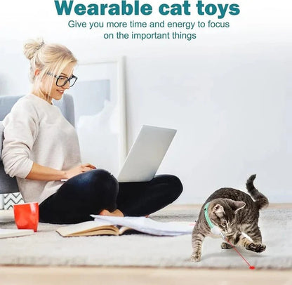 PawLuxe™ | Interaktives Laser-Spielzeughalsband für Katzen