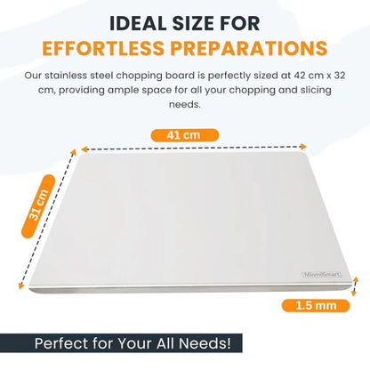 SteelRite — Stainless Cutting Board | 50% OFF