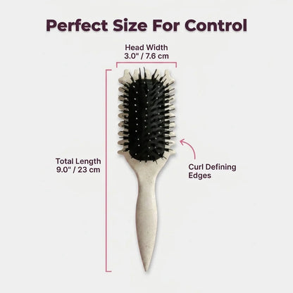 Anti-Frizz Lockenstyling-Bürste – Definiert Locken ohne Frizz oder Ziepen