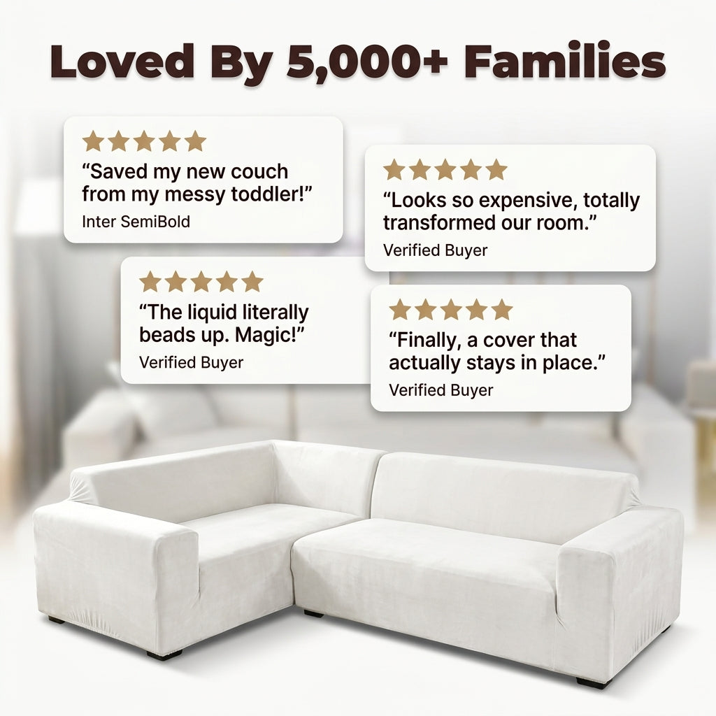 Premium Universal Sofaüberzug – Vollständiger Fleckenschutz