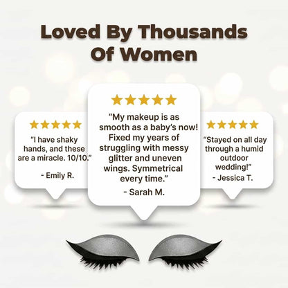 Wiederverwendbare Eyeliner-Aufkleber – Sofortiger Glamour-Look in Sekunden
