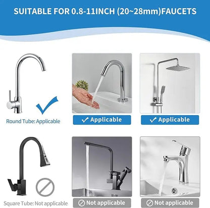 FlowGrip Organizer — am Wasserhahn montierbares Spülbecken-Organizerregal