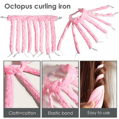 LuxeCurlPro — Heatloses Locken-Headband-Set für das Overnight-Haarstyling